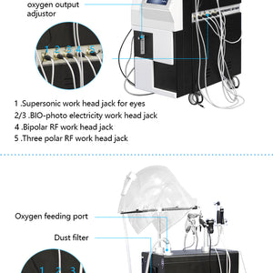 Oxygene Jet Peel Hydrodermabrasion Facial Machine Skincare Oxygenated Facial Machine