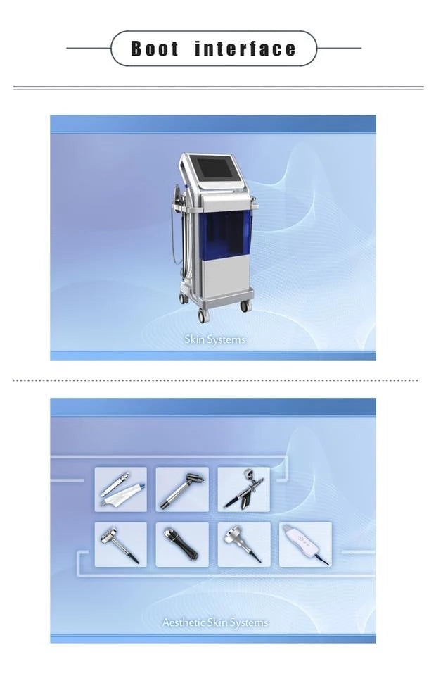 Professional 9 in 1 hydro dermabrasion machine deep cleaning device