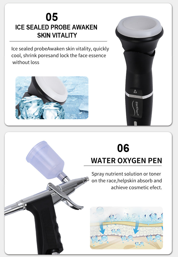 8 In 1 Hydro Water Peel Microdermabrasion Hydrodermabrasion Facial Machine