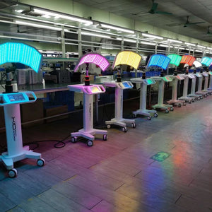 Newest Clinic approved skin rejuvenation red light therapy 7 colors LED PDT facial care PDT Led Light Therapy machine