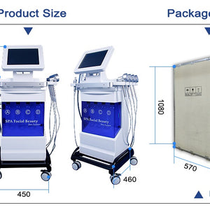 Multifunctional Facial Deep Care Oxygen Jet PDT Light Hydro Dermabrasion Beauty Machine