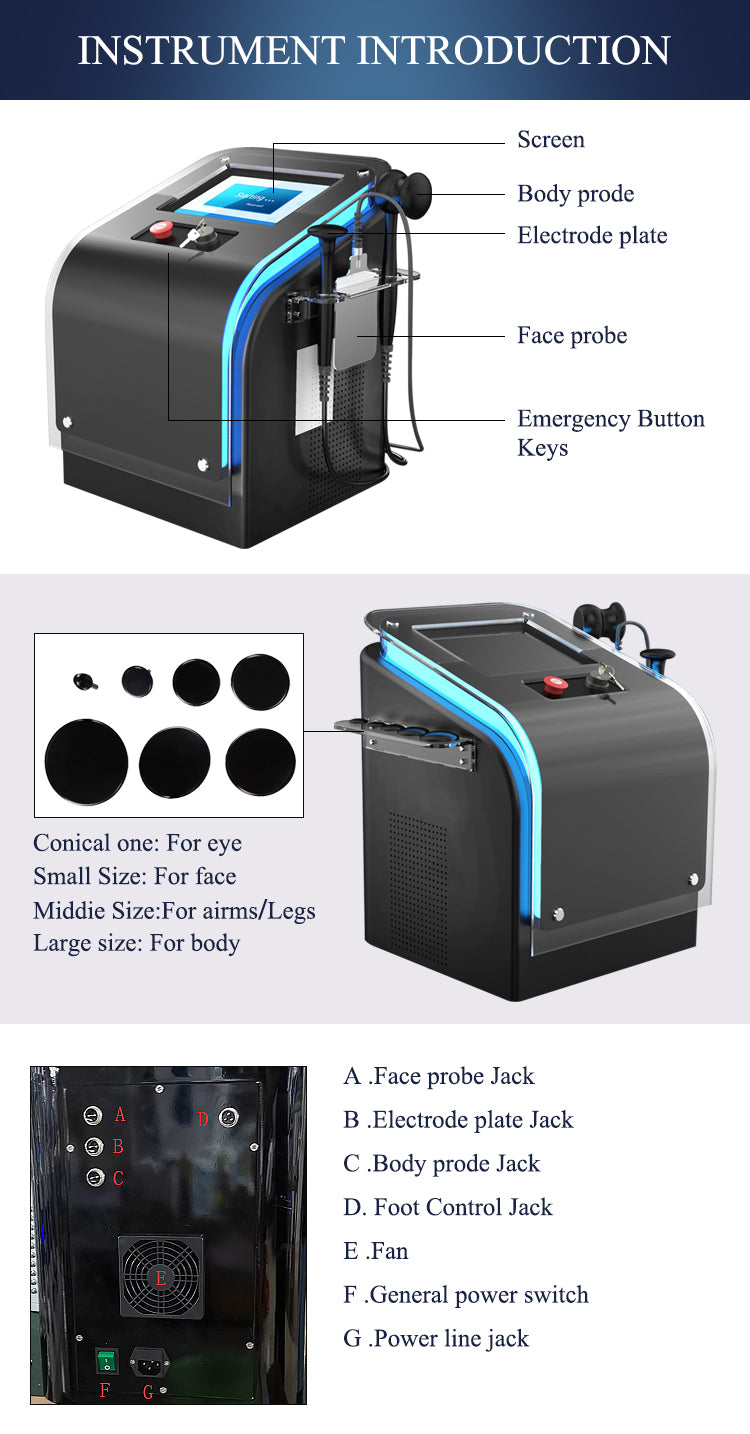 Skin Care Device Face Lifting Wrinkle Removal Eye Care RF Skin Tightening Machine