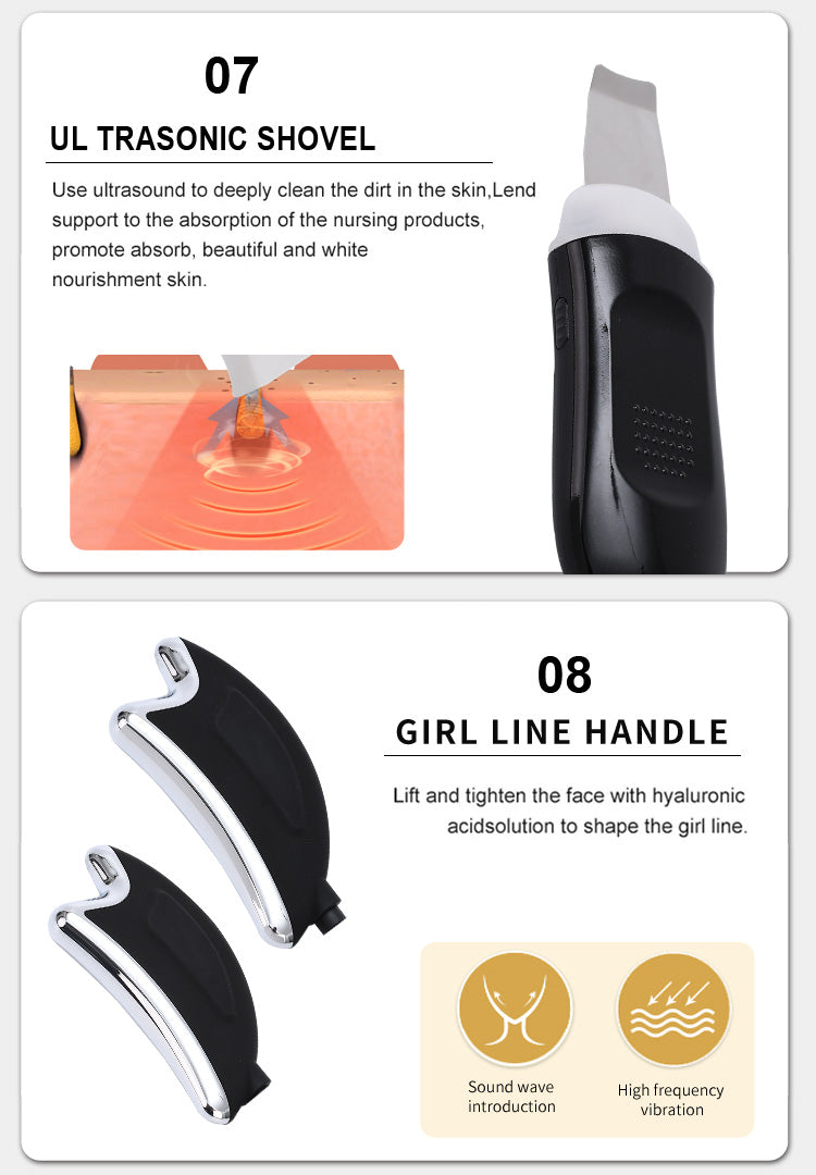 8 In 1 Hydro Water Peel Microdermabrasion Hydrodermabrasion Facial Machine