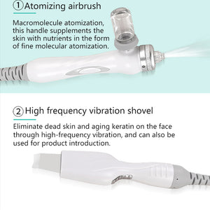 6 In 1 Oxygen Small Bubble Aqua Facial Peel H2O2 RF Face Lifting Skin Tightening Machine