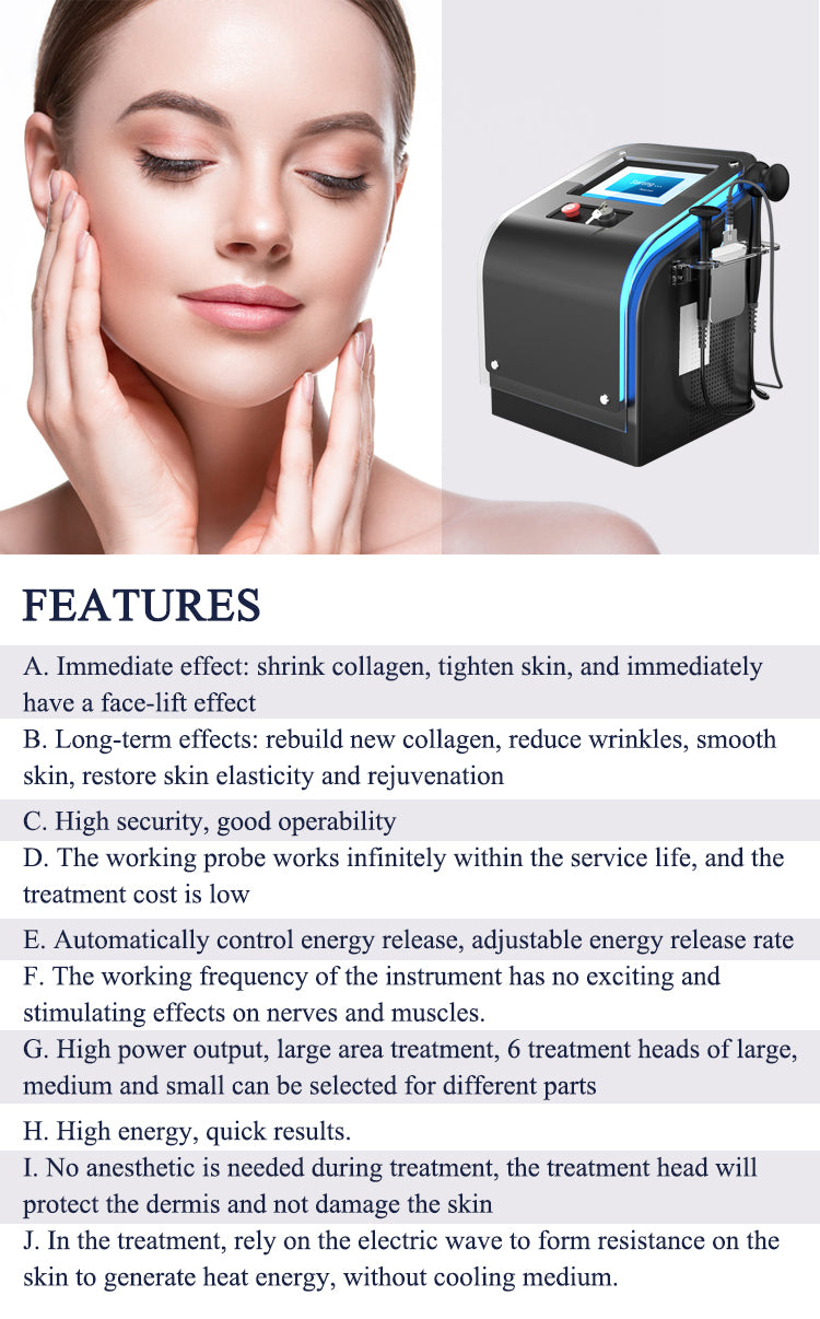 Skin Care Device Face Lifting Wrinkle Removal Eye Care RF Skin Tightening Machine