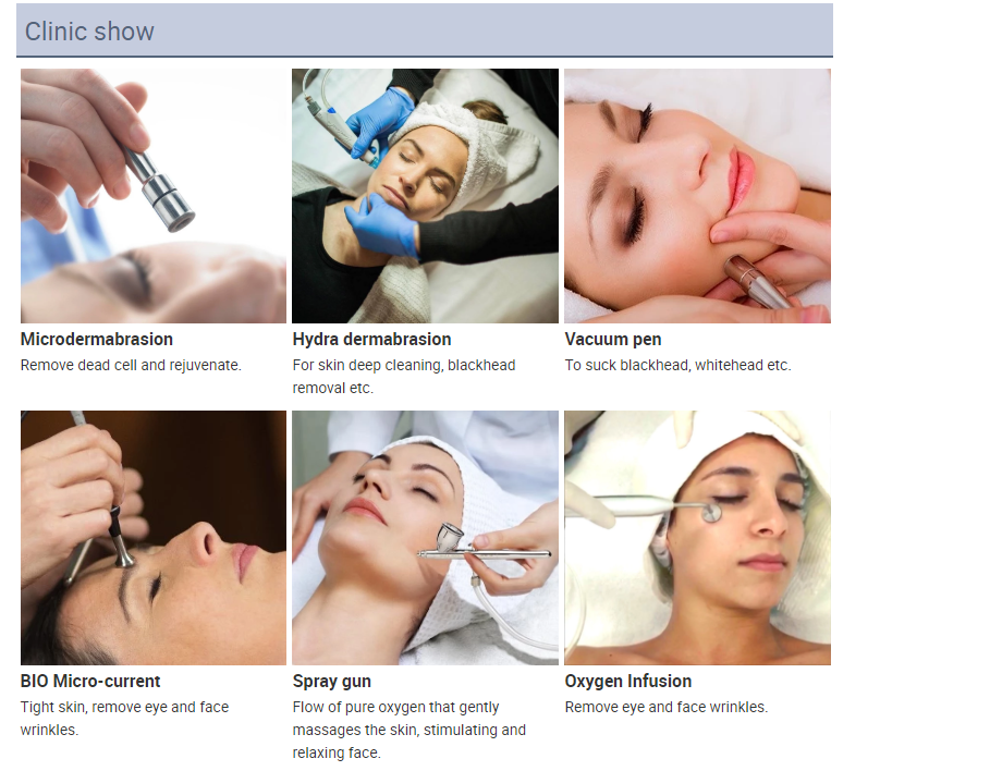 Professional 9 in 1 hydro dermabrasion machine deep cleaning device