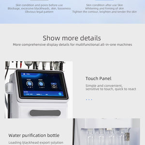 12 In 1 Hydro Water Peel Microdermabrasion Hydrodermabrasion Facial Machine