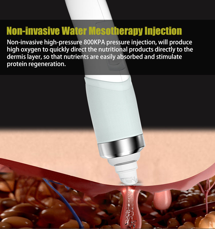 Black 6 in 1 Facial Management M6 Microdermabrasion dermabrasion Facial Machine