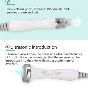 6 In 1 Oxygen Small Bubble Aqua Facial Peel H2O2 RF Face Lifting Skin Tightening Machine