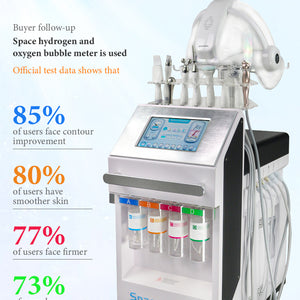 Ultrasound cold hammer Oxygen inject face skin rejuvenation water oxygen facial cleaning beauty machine