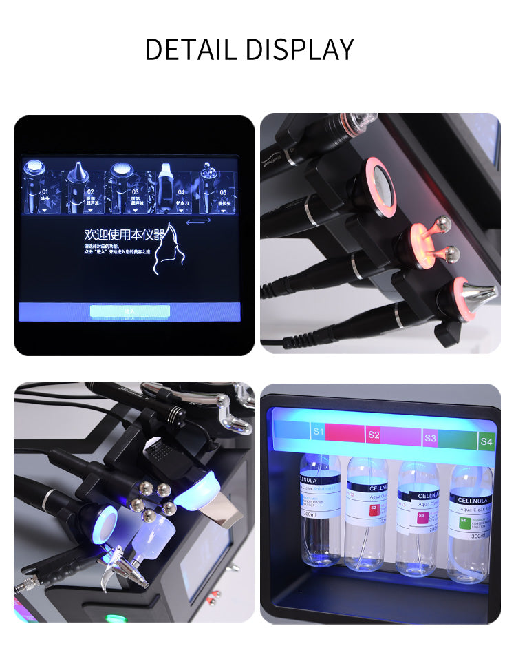 8 In 1 Hydro Water Peel Microdermabrasion Hydrodermabrasion Facial Machine