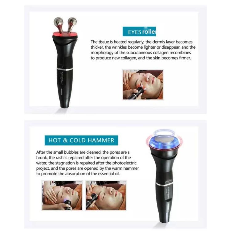 skin care clean Hydro Aqua Peeling Microcurrent BIO Facial Beauty Machine