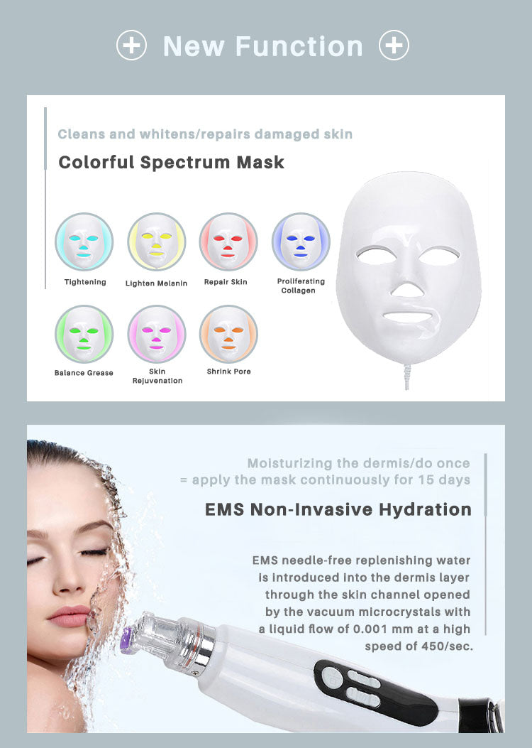 8 in 1 Hydrogen water Dermabrasion Oxgen jet Peel Diamond Oxygen facial machine