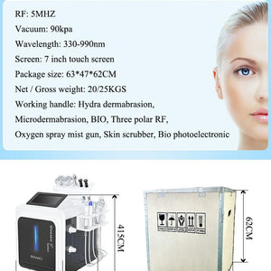 10 in 1 Skin Peeling Facial Care Machine Face Lift Skin Tightening Treatment Machine