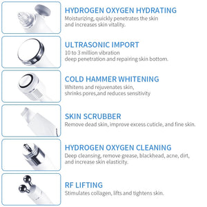 8 in 1 Hydrogen water Dermabrasion Oxgen jet Peel Diamond Oxygen facial machine
