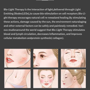 Light Therapy PDT Facial Whitening Face Spa Massage Device