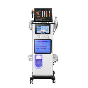 13 in 1 Oxygen Hydro Therapy Face Care Anti-aging Skin Rejuvenation Skin Analyzer Machine