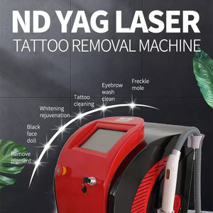 Red Picosecond Laser Tattoo Removal Device 1320nm 1064nm 532nm Carbon Peeling