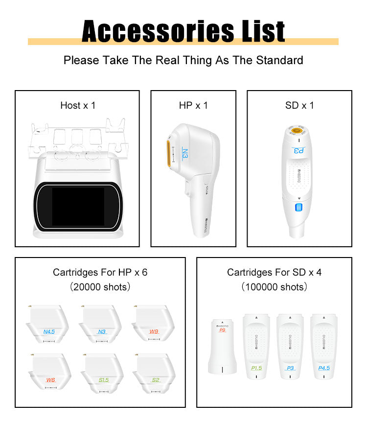 2 in 1 Hifu Face Lifting Painless Therapy Machine