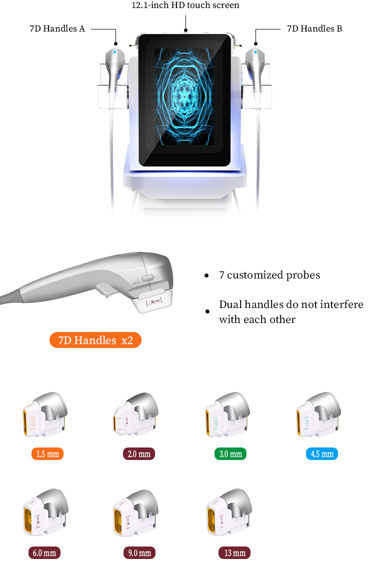 7D Hifu Face Skin Tightening Acne Removal Machine