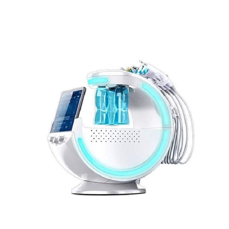 7 in 1 water peel microdermabrasion hydrodermabrasion facial machine with skin analyzer