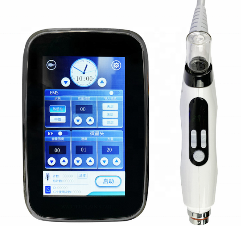 High Quality No-needle Mesotherapy Device Monocrystalline Anti-aging Wrinkle removal Device