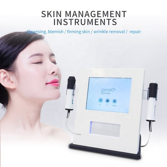 2 IN 1 Tightening Whitening Rejuvenating Instrument Oxygen Bubble Beauty Machine
