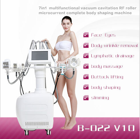 V10 body slimming machine RF bio vacuum roller fat reduction machine