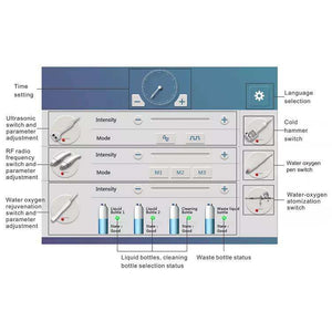 6 in 1 Aqua Facial Cleaning Hydro micro dermabrasion professional machine