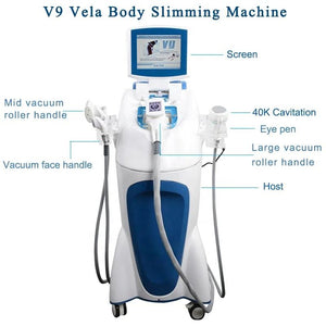 V9 Vela Body Shape Vacuum Cavitation RF Slimming Machine