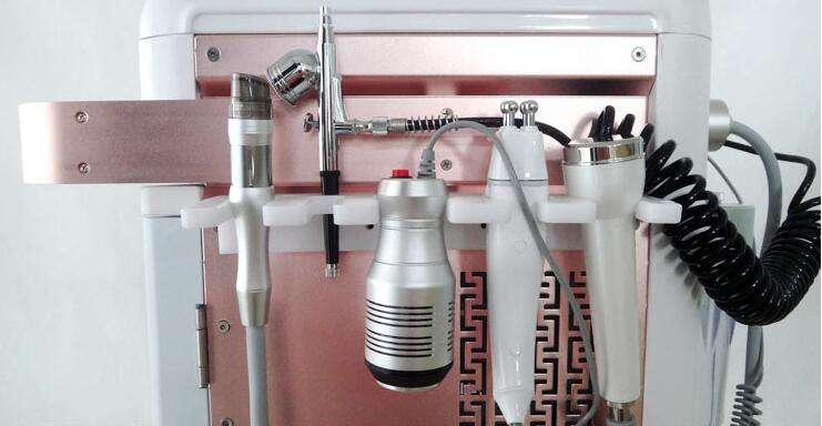 5 in 1 ultrasonic facial cleaning lifting RF Skin Tightening oxygen Dermabrasion device