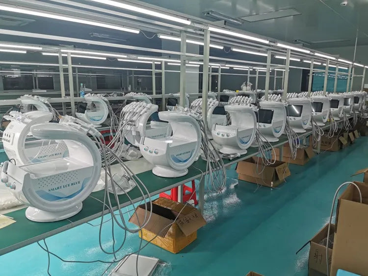 7 in 1 water peel microdermabrasion hydrodermabrasion facial machine with skin analyzer