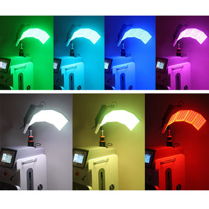 Newest 7 colors LED PDT Red blue facial care PDT Led Light Therapy machine