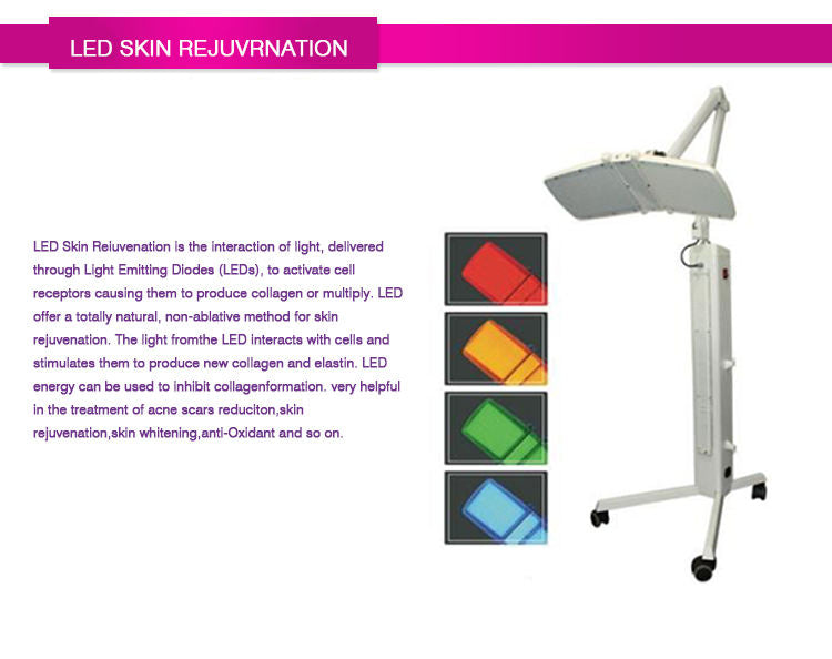 High qility pdt led facial light / phototherapy skin care / led light therapy