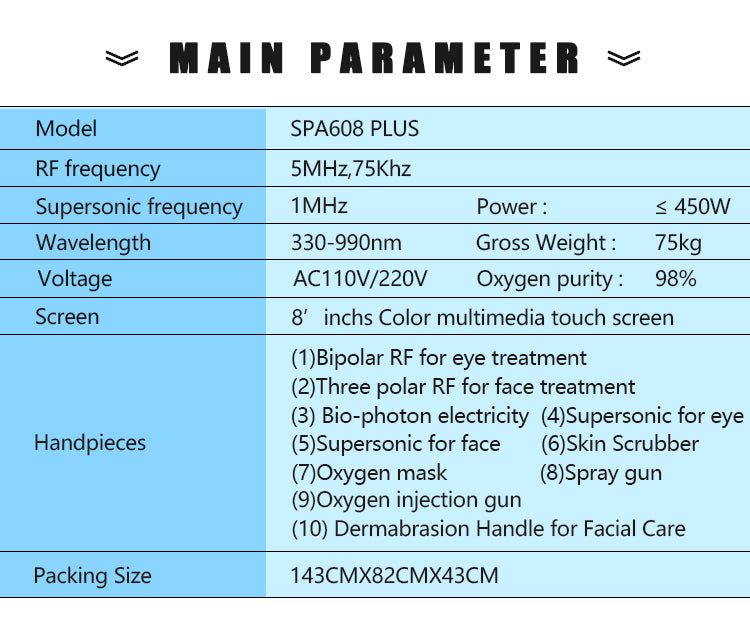 Hydro Dermabrasion Facial Machine Peel Diamond Peeling Machine
