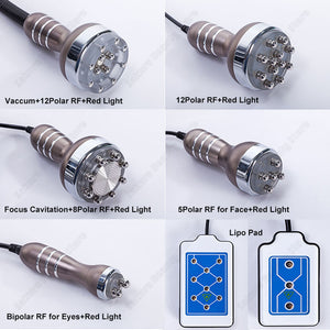 Portable 6 in 1 40K Cavitation Slimming Machine