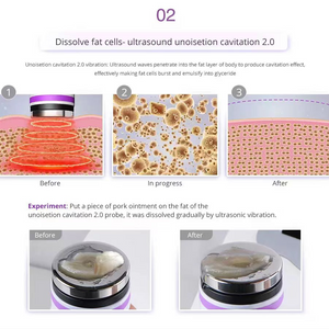9 IN 1 Lipolaser Rf Ultrasonic 40K Vacuum Cavitation System Slimming Beauty Machine