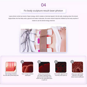 9 IN 1 Lipolaser Rf Ultrasonic 40K Vacuum Cavitation System Slimming Beauty Machine