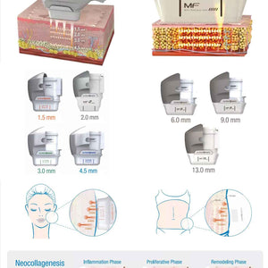 2 In 1 7D HIFU Facial Lifting Device With 10 Cartridges