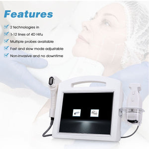 2 in 1 4D Hifu Lipo Sonix Body Slimming Skin Tightening Machine