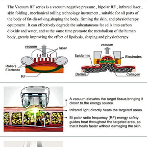 Velashape X9 anti-cellulite RF Vacuum Roller Fat Removal Machine