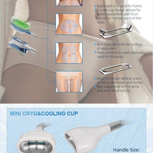 Portable 360 degree cryolipolysis weight loss fat freezing body slimming machine