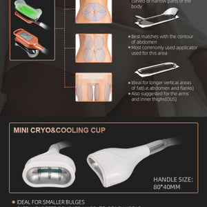 Professional Cryolipolysis Machine 5 Handles  360 Body Contouring Machine